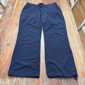 Athleta Navy Athletic Gym Workout Pants 12 Petite